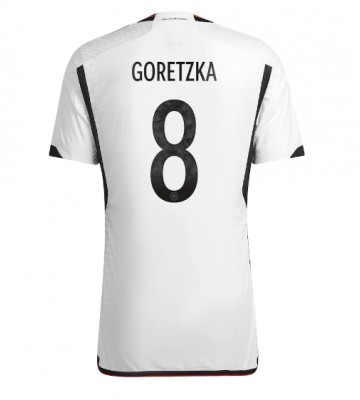 Niemcy Leon Goretzka #8 Koszulka Podstawowych MŚ 2022 Krótki Rękaw